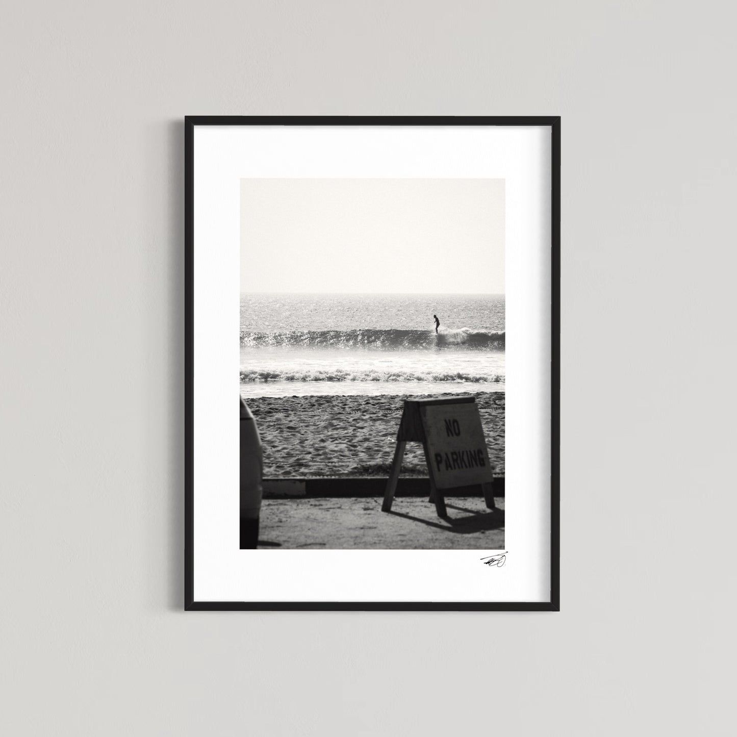 No Parking - Framed Print