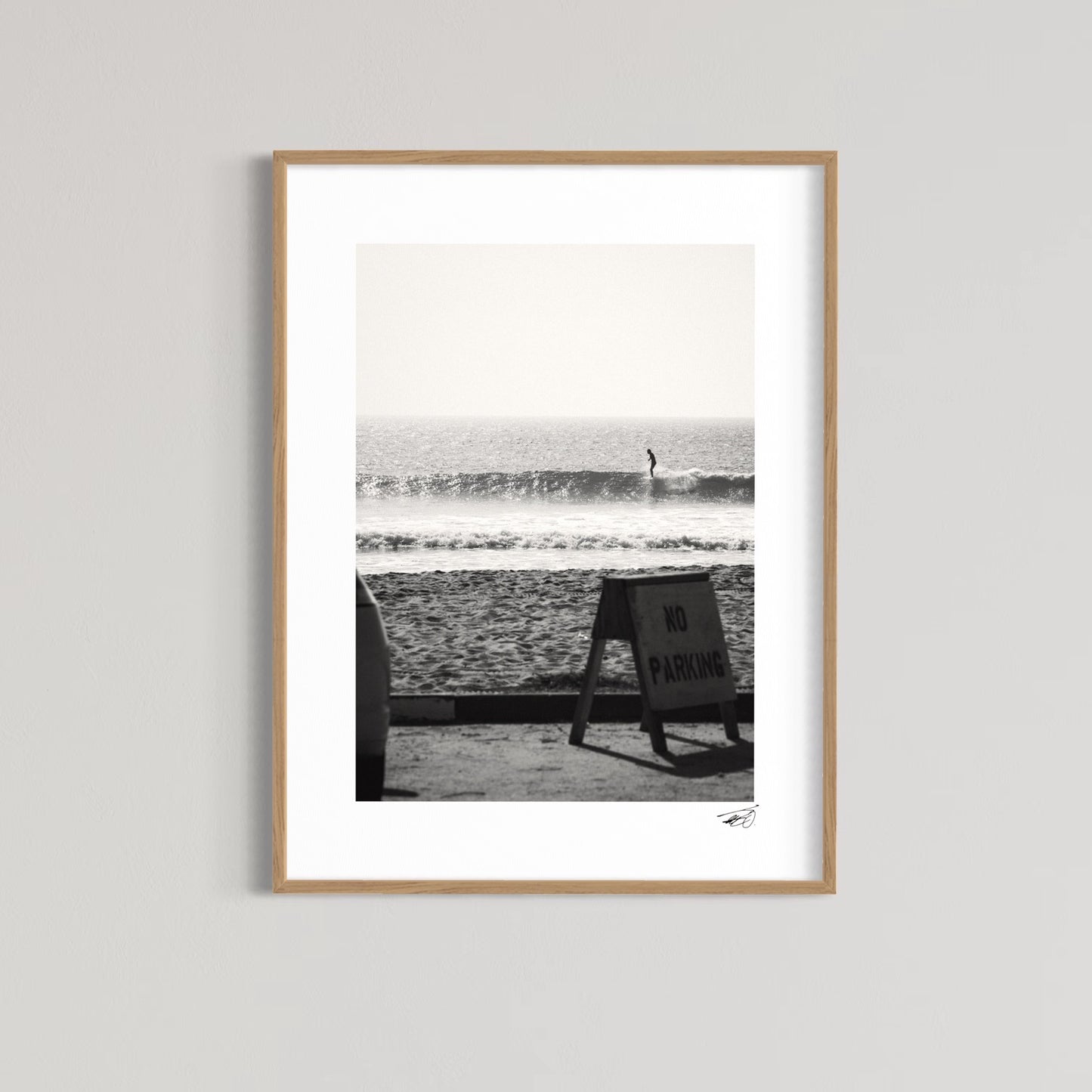 No Parking - Framed Print