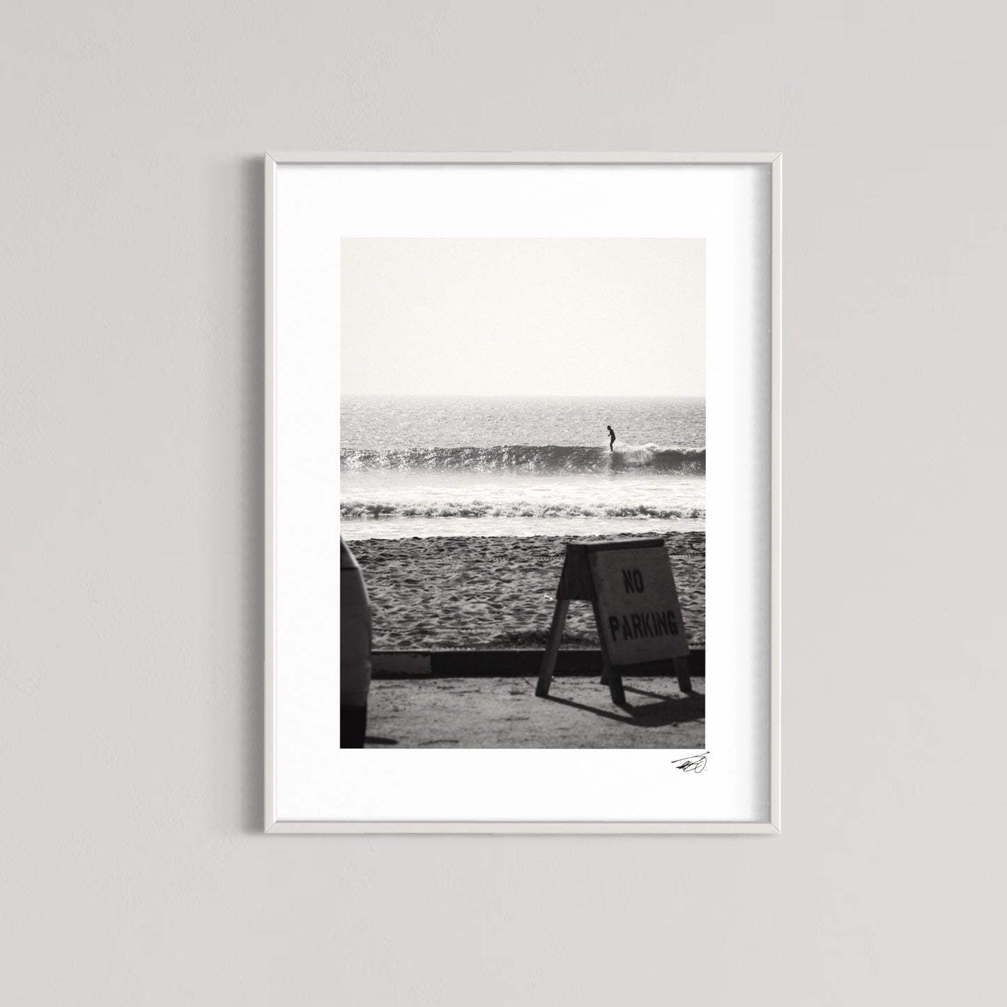 No Parking - Framed Print