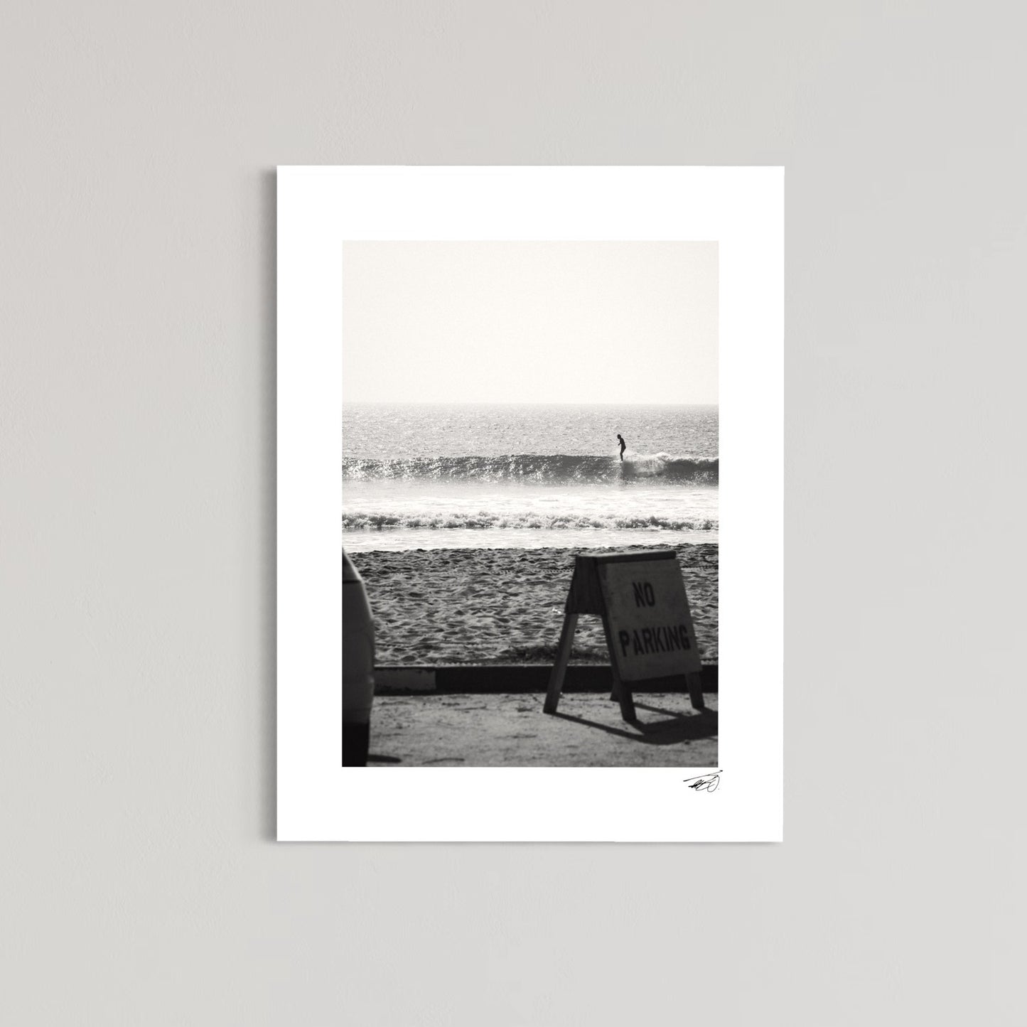 No Parking - Framed Print