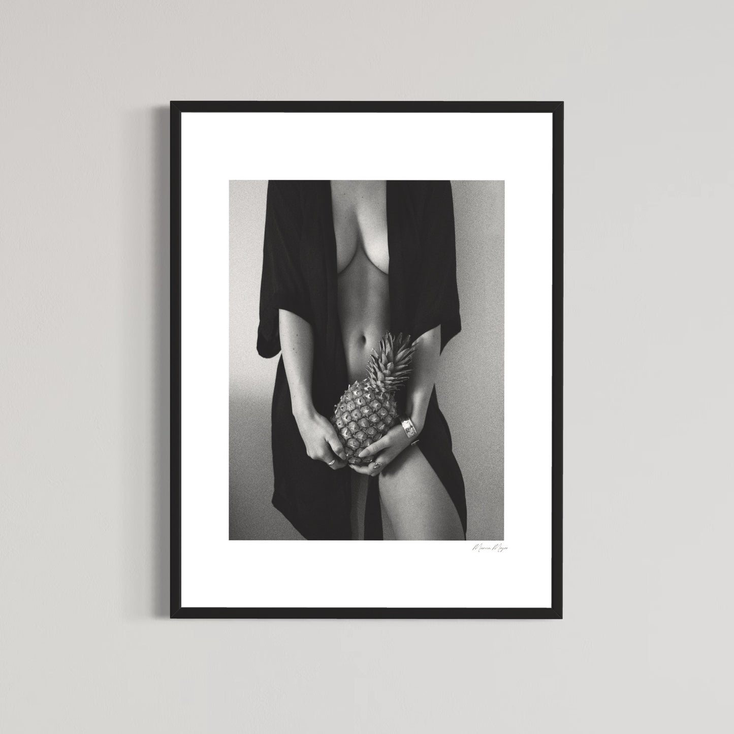 Pineapple - Framed Print