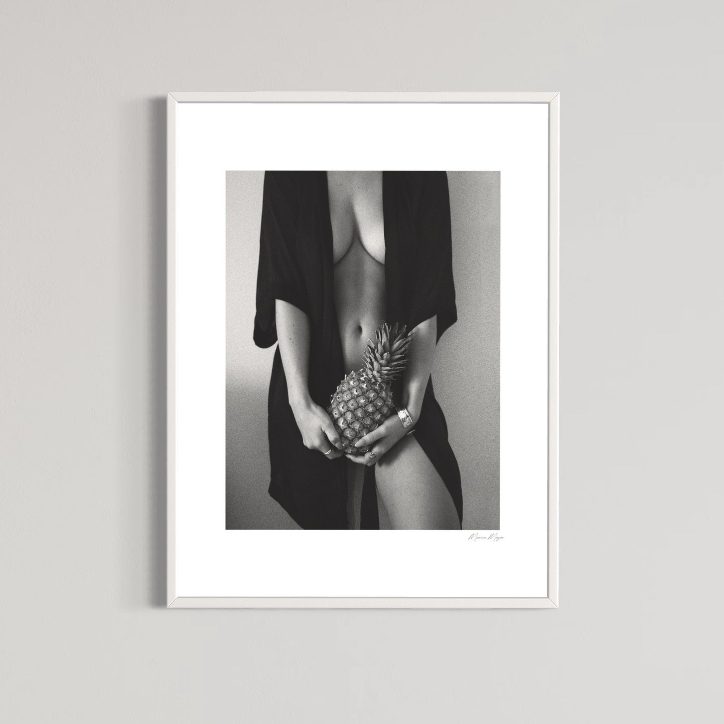 Pineapple - Framed Print