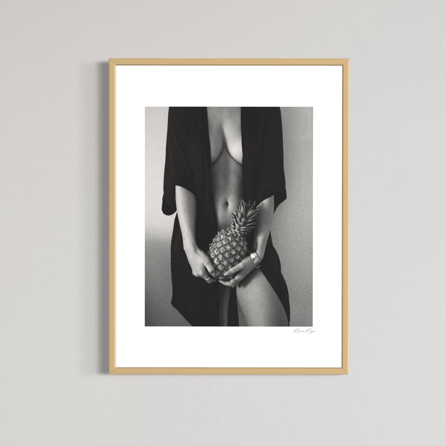 Pineapple - Framed Print