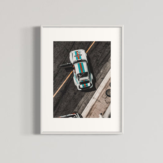 Martini Porsche - Framed Print