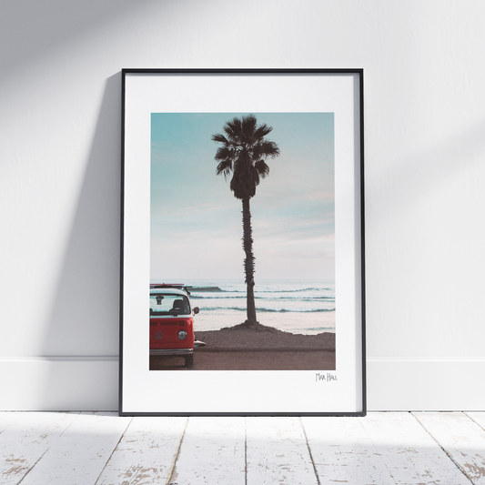 Slow Van Fast Times - Framed Print