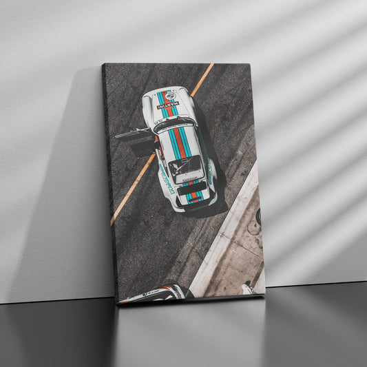 Martini Porsche - Canvas - walprints.com